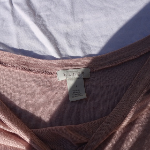 Light Pink Boho Top from Hinge - Picture 2 of 3